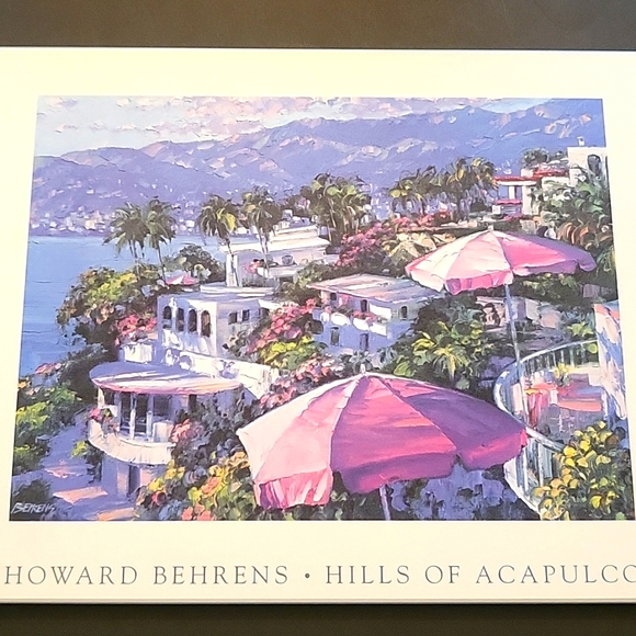 Lovely Picture "Hills of Acapulco" by Howard Behrens - Picture 2 of 9